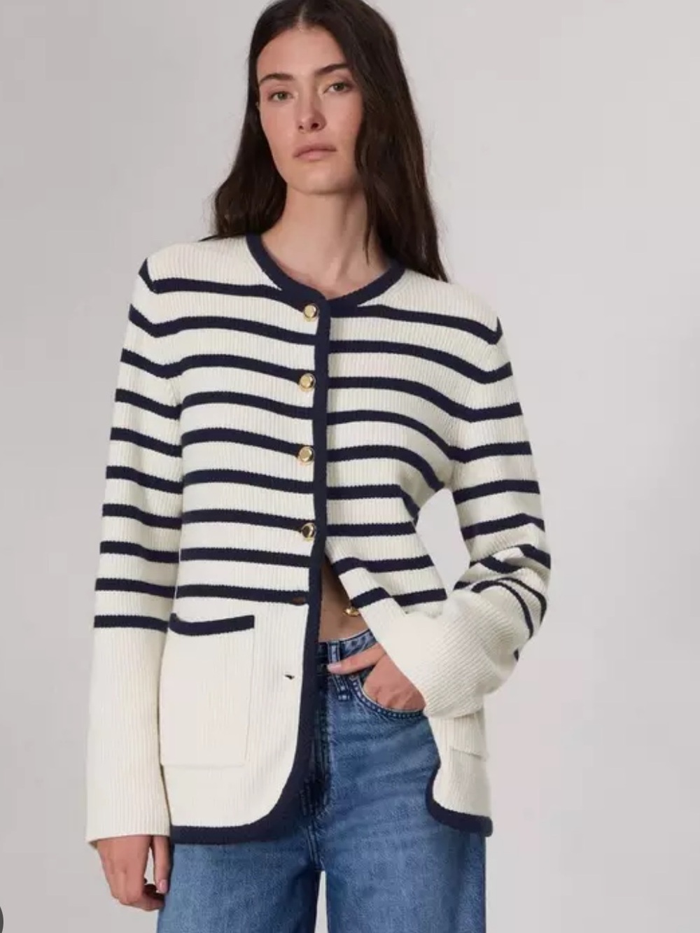 Rag and Bone Nancy Wool Cardigan Large - Picture 1 of 6